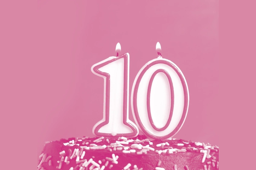 Velas número 10