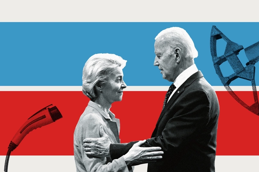 Biden y Von der Leyen