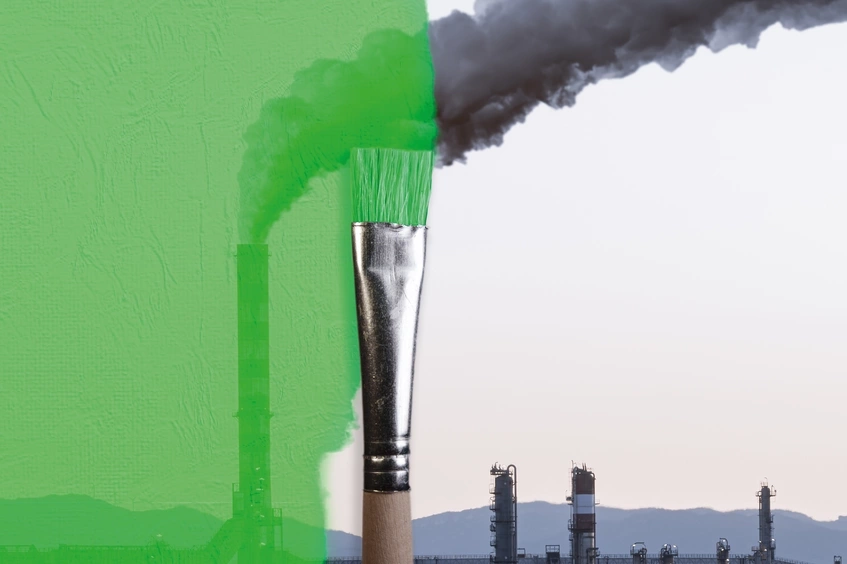 Ilustración Greenwashing