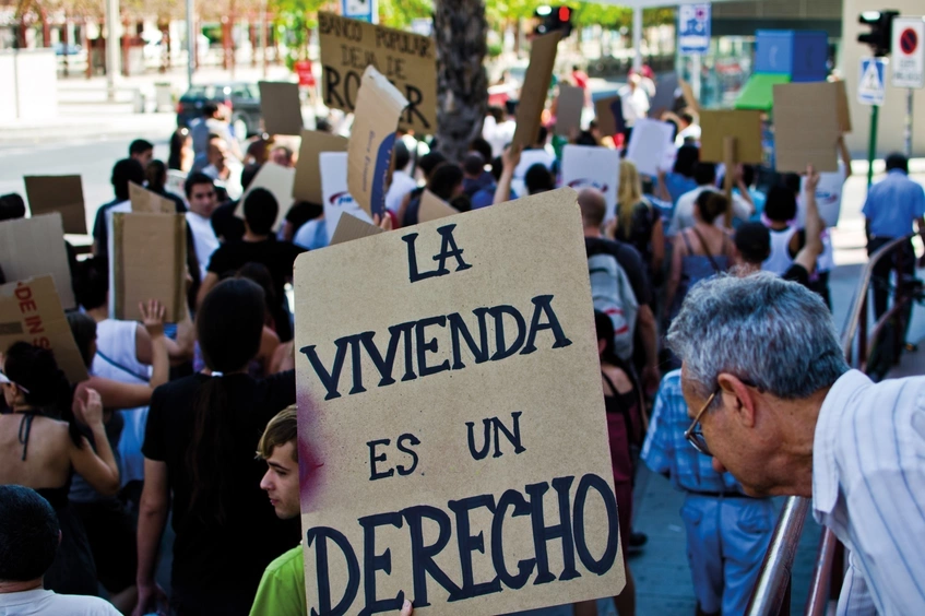 Manifestación derecho a la vivienda