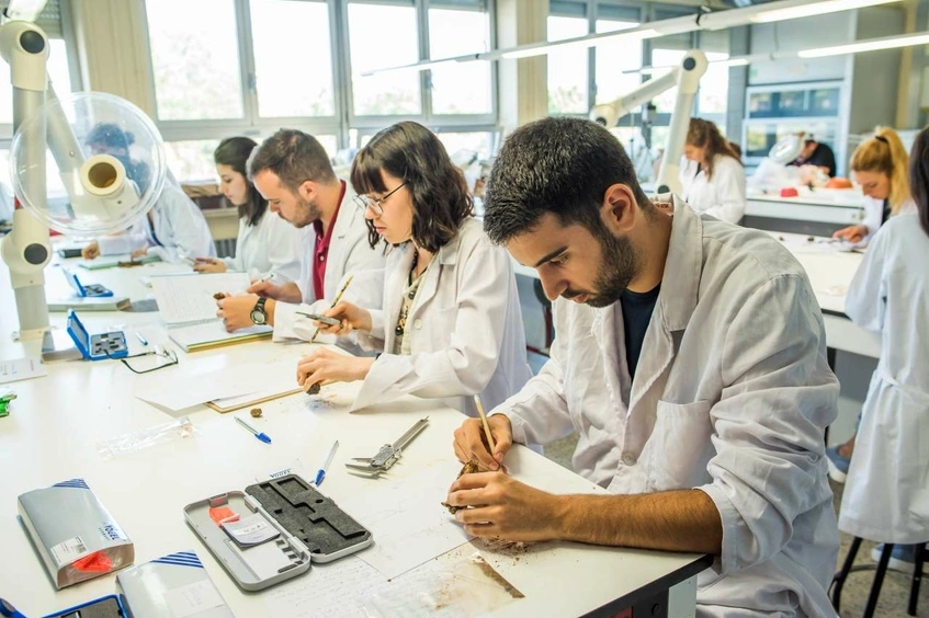 Alumnos en una clase de la Universidad Autónoma de Madrid