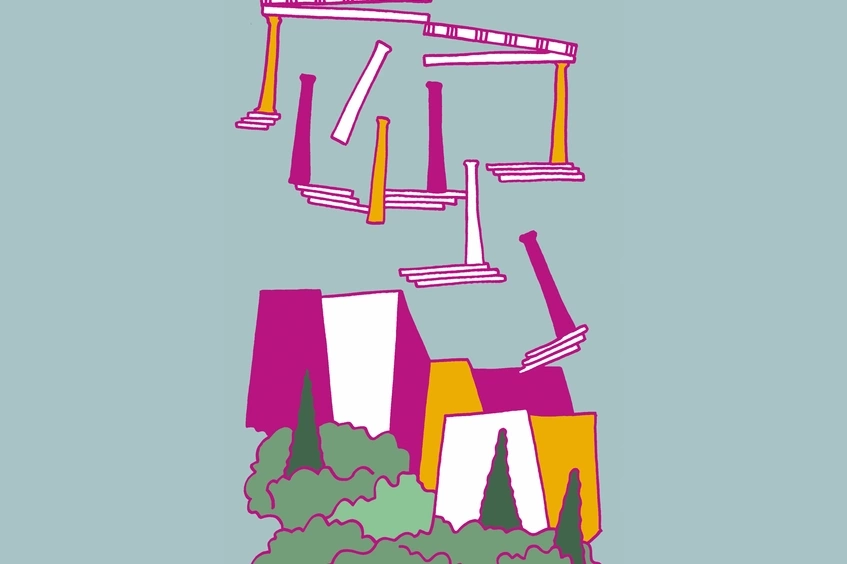 Ilustración Pedro Strukelj monumento occidente