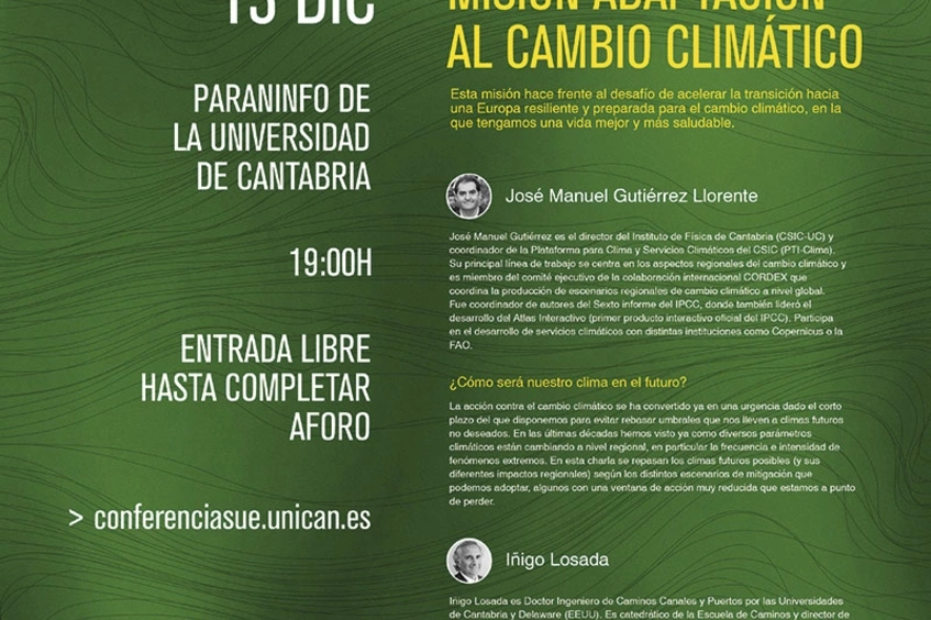 Cartel Adaptación al mundo climático