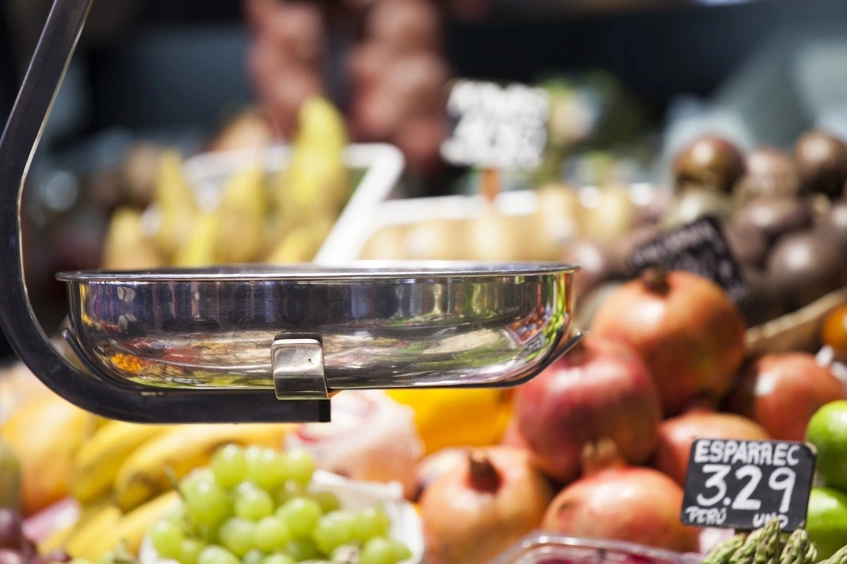 Balanza frutería