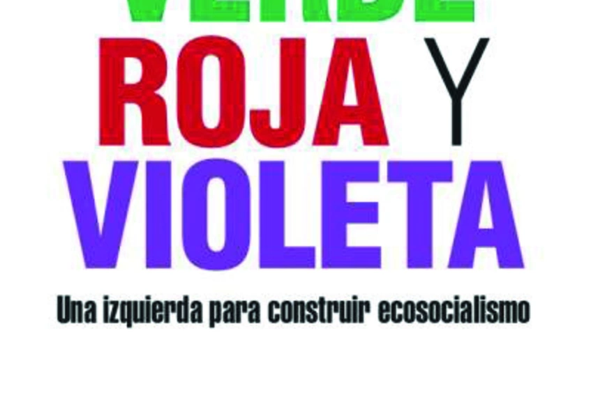 Verde, roja y violeta