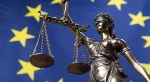 Justicia y bandera de Europa