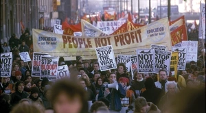 Manifestación en Europa